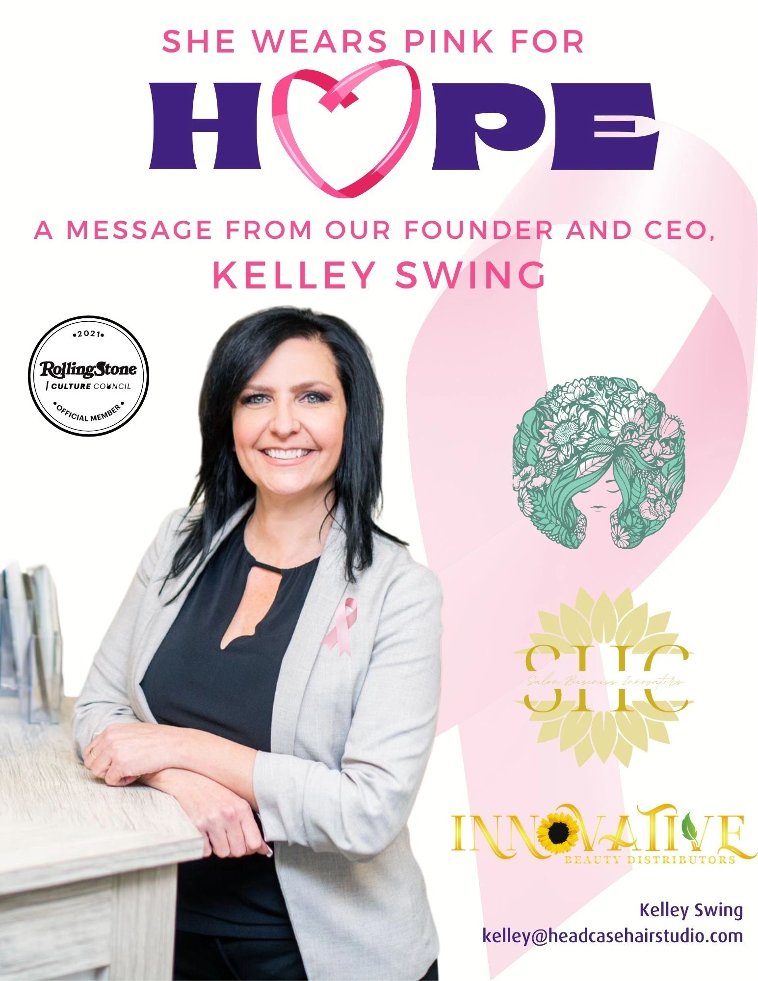 She Wears Pink for Hope
